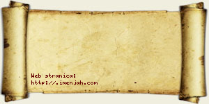 Nadja Denić vizit kartica